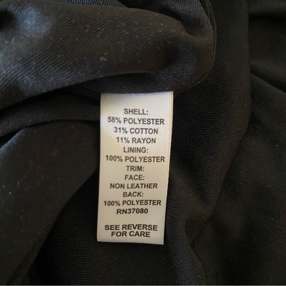 Cato Black/Gray Long Sleeve Side Ruched Dress Sz 22/24W - Picture 9 of 9